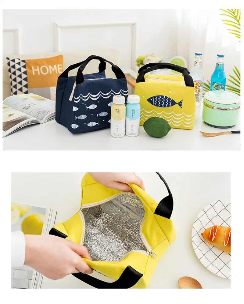 Новинка, сумка для обеда, переносная, модная, изолированная, для еды, для пикника, сумки для обеда, для женщин, детей, мужчин, сумка-холодильник, сумка, чехол