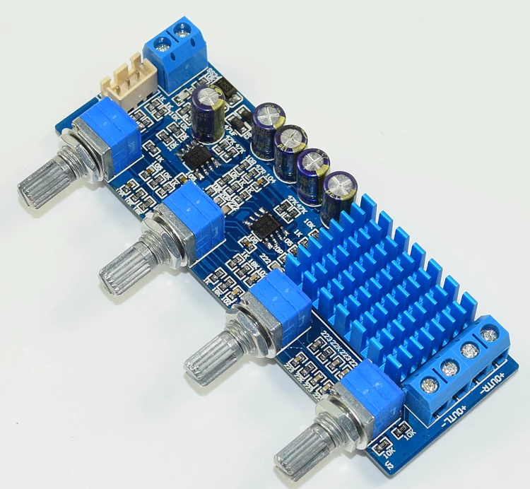 Цифровая плата усилителя DC24V 2 0 каналов HiFi высокая мощность класс D TPA3116 + NE5532 50 Вт с