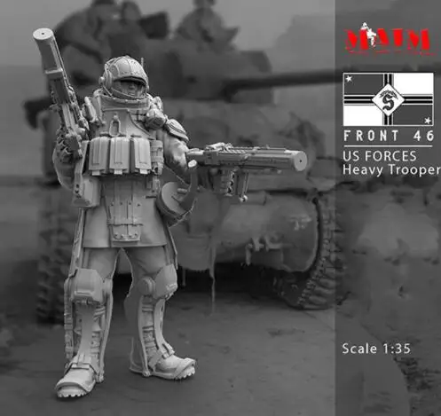 1/35 солдат воин современный стенд смола модель миниатюрная фигурка Unassembly