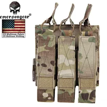 EMERSONGEAR модульный тройной чехол страйкбол охота MP7 подсумок Wargame тактические аксессуары Molle Mag Чехол Мультикам EM6357