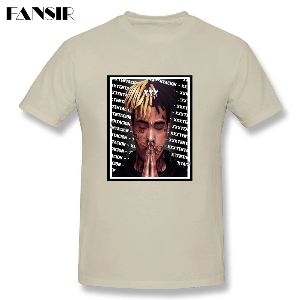 Футболка XXXTentacion с коротким рукавом мужские брендовые рубашки Мужская футболка
