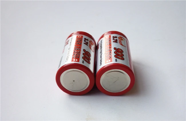 

Factory outlet INR 18350 900mah 3.7V 3.6V Li-ion lithium ion rechargeable chargeable battery cells