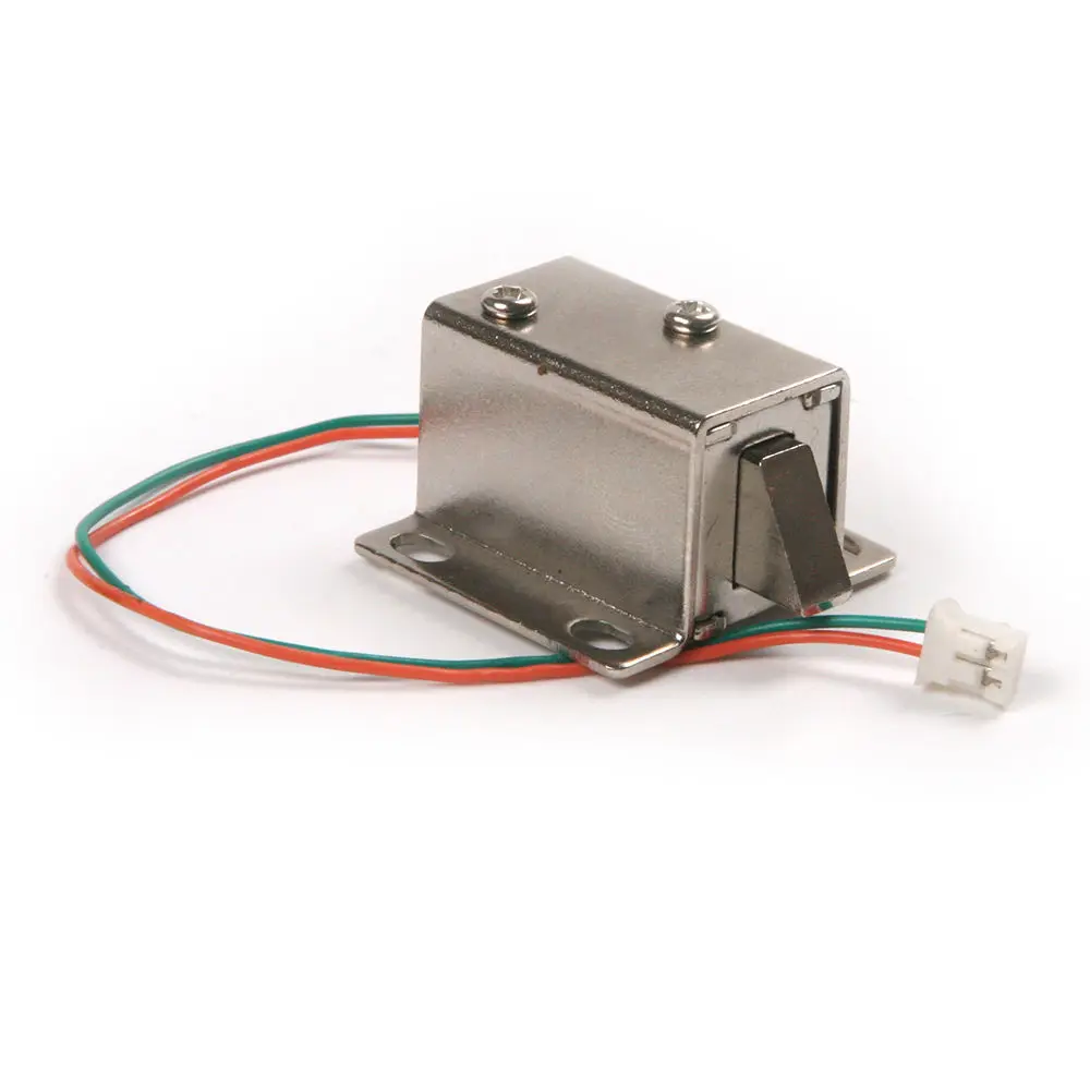 DC 12V дверной ящик язычок вниз Электрический замок сборка соленоида тонкий дизайн