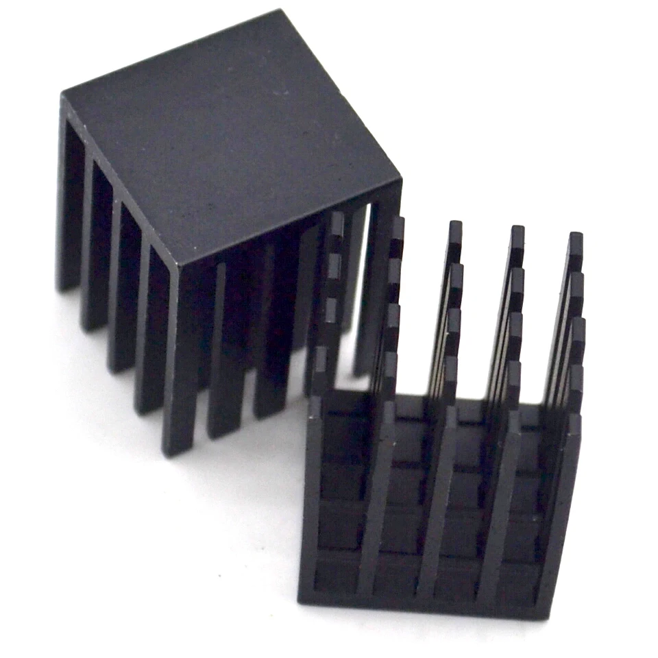

50pcs Heat sink 19*19*24MM (black slot) high-quality radiator