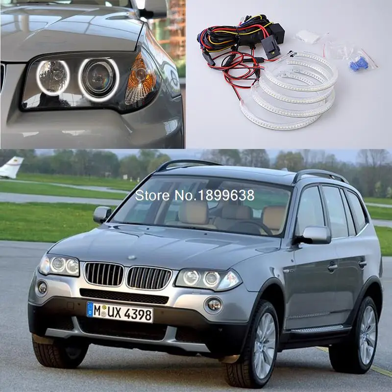 4 шт. супер яркие красные синие желтые белые 3528 smd led Ангельские Глазки halo кольца