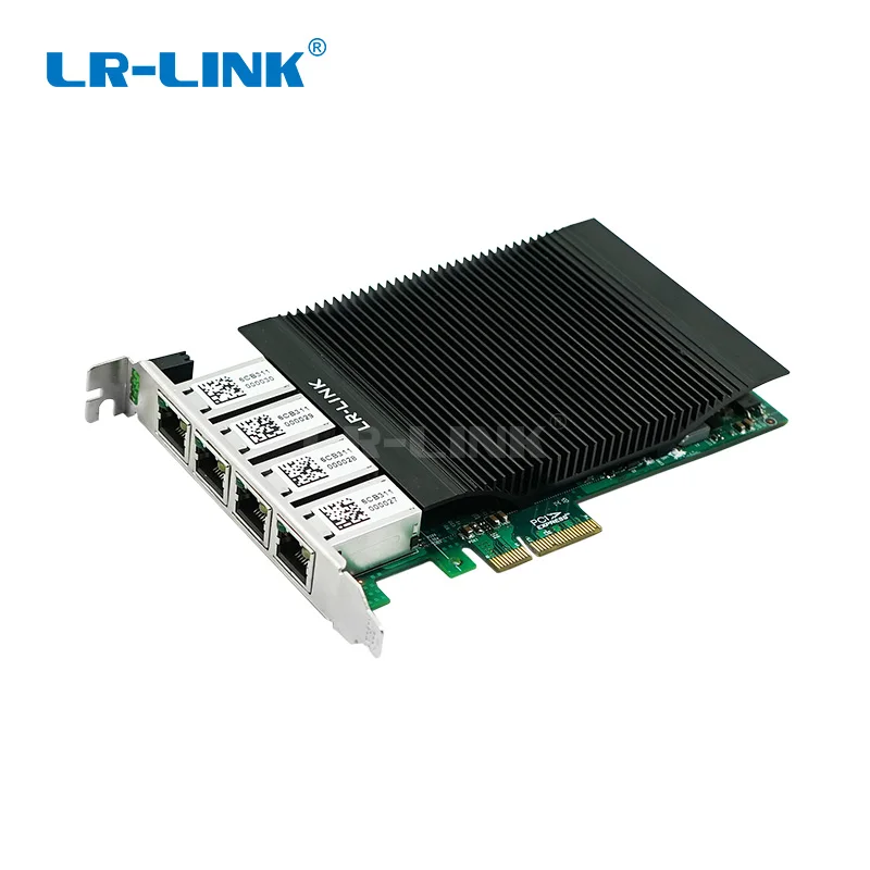 LR LINK 2004PT POE Quad Порты и разъёмы + гигабитный Ethernet RJ45 Grabber рамки промышленная плата PCI