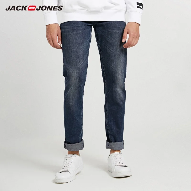JackJones мужские Стрейчевые хлопковые повседневные джинсы Модные деловые узкие J |