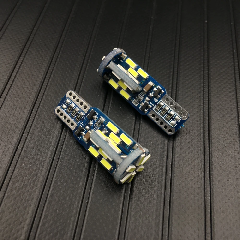 2 шт./лот авто LED T10 canbus led W5W Canbus t10 30smd 4014 неполярный внутренний свет парковочный