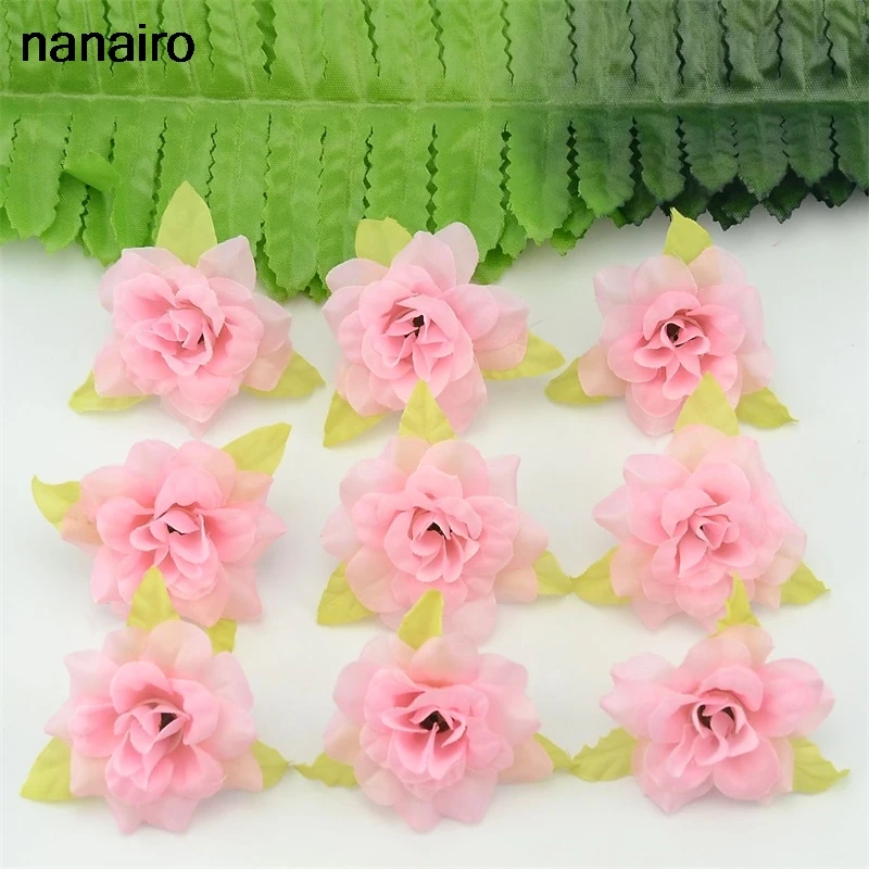 Недорогие искусственные мини цветы розы из шелка 20 шт. для украшения свадебной