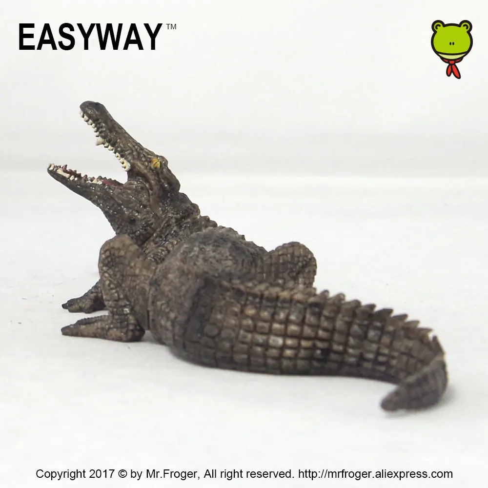 EASYWAY пластик Крокодил Игрушка Фигурка аллигатора моделирование животных модель
