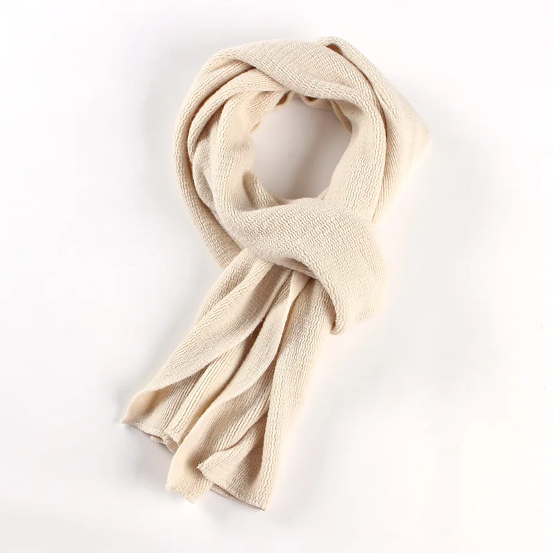 beige Новое поступление брендовый мужской шарф Вязаные весенние зимние шарфы длинные мужские теплые женские шарфы - Цвет: beige