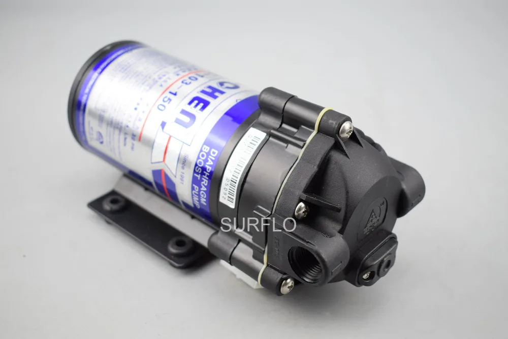 150GPD self priming pump DC 24V water purifier system RO diaphragm booster high pressure long lifetime | Обустройство дома