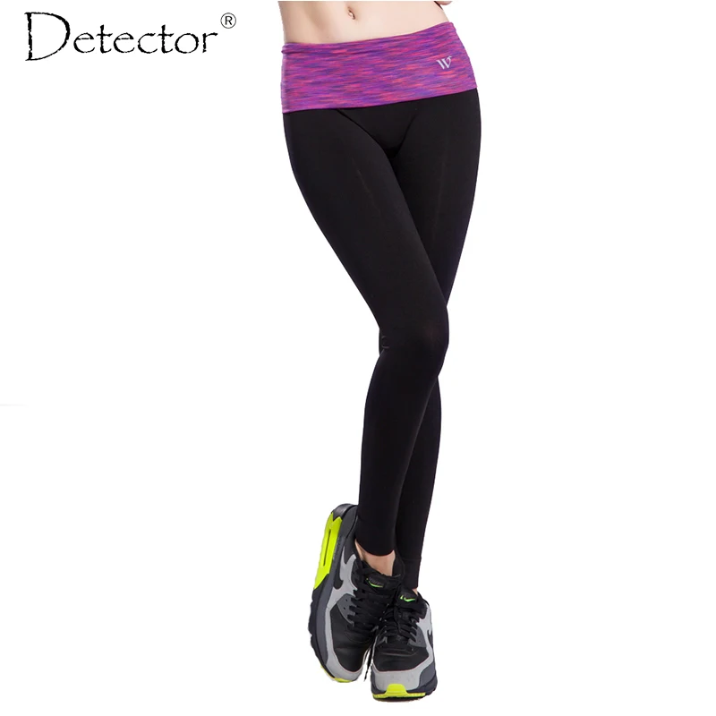 Женские Штаны Для Йоги Detector подкладка для бега фитнес-трико Спортивные Леггинсы