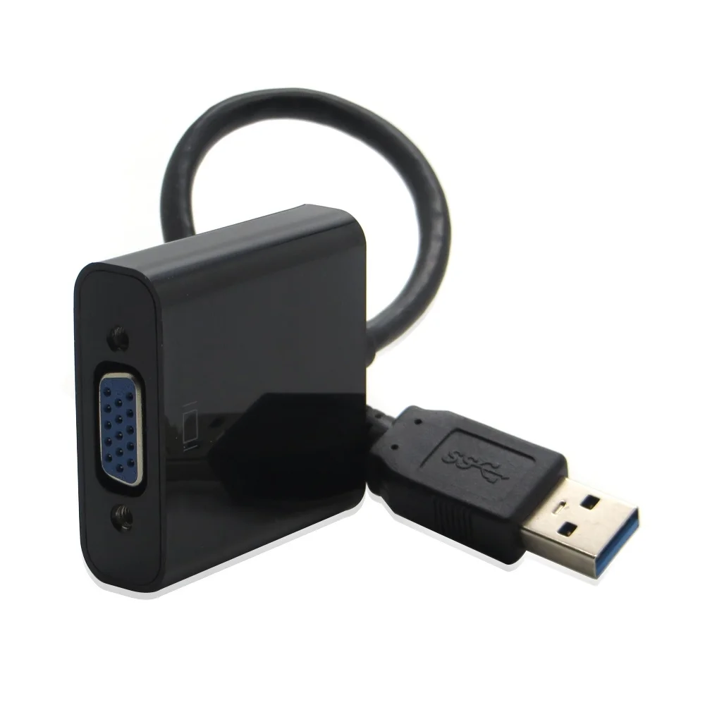 50 шт. внешний адаптер для видеокарты с USB 3 0 на VGA|to vga|vga videousb to video |