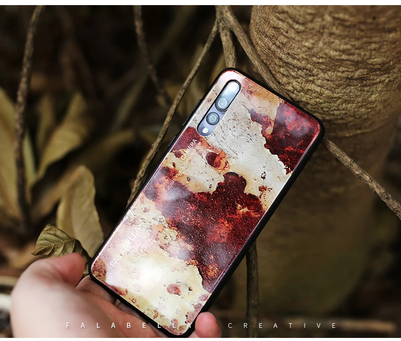 Mate 20 P20 чехол из закаленного стекла для huawei mate 20 Pro X P20 чехол из углеродного волокна для huawei mate 20Pro 20X Fundas