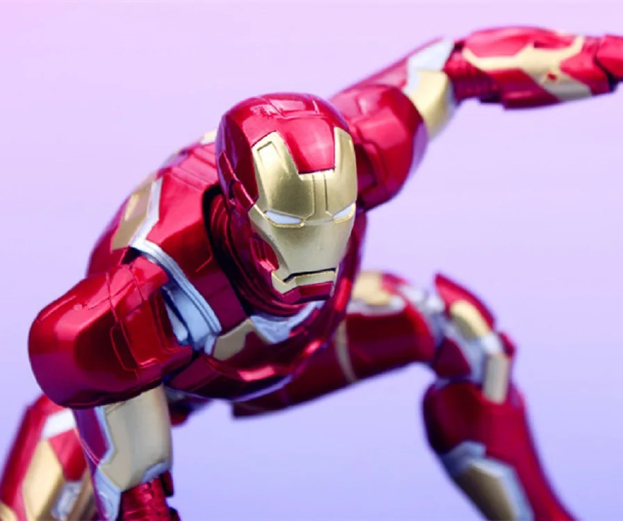 MK43 Marvel Железный человек Фигурки Kotobukiya Мстители Железный человек Тони модель игрушки 18 см