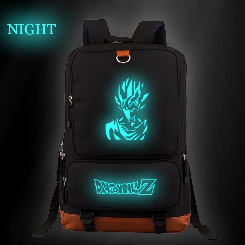24 Светящийся рюкзак Dragon Ball, Супер Saiyan Goku, Оксфорд, рюкзак для ноутбука, школьные сумки для подростков, мальчиков, девочек, дорожная сумка через плечо - Цвет: 24