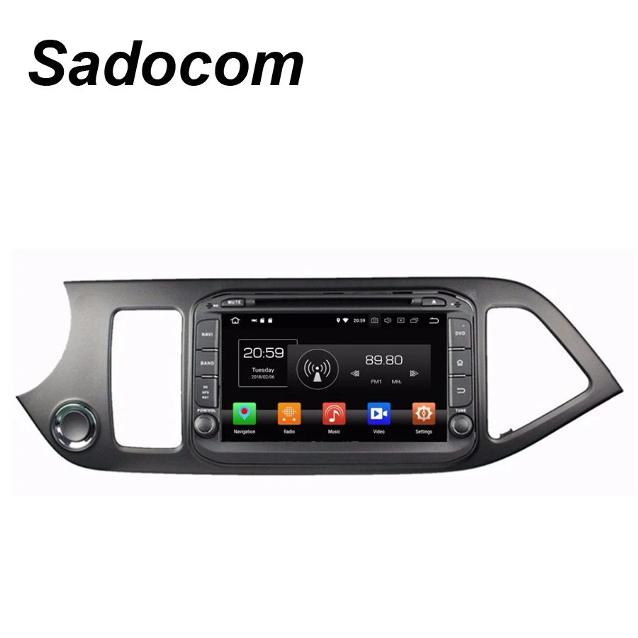 Android 8 0 для kia Morning Picanto 2011 2016 Восьмиядерный 4 Гб ОЗУ автомобильный радиоприемник