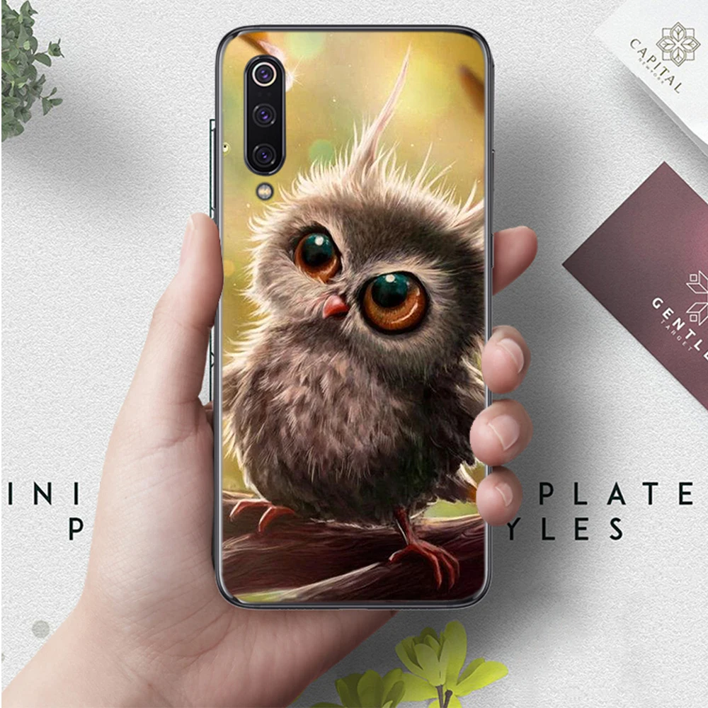 Анималистический принт с изображением сов, силиконовый чехол для Xiaomi Mi 5X6 6X8 9 SE 9T Pro CC9E CC9 A3 F1 A1 A2 Lite MAX 3 - Цвет: 5