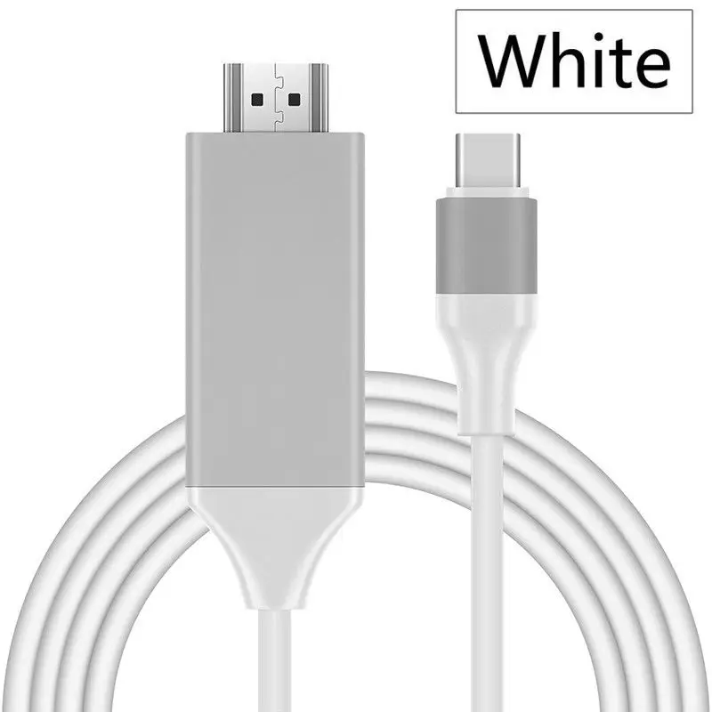 Full HD Type C к HDMI USB 3 1 телефон ТВ/HDTV Видео кабель для Samsung S8 S9 HUAWEI P20 2M | Мобильные
