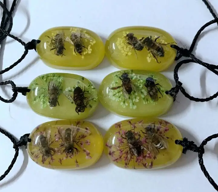 

12 pcs charming chic insect bee style pendant