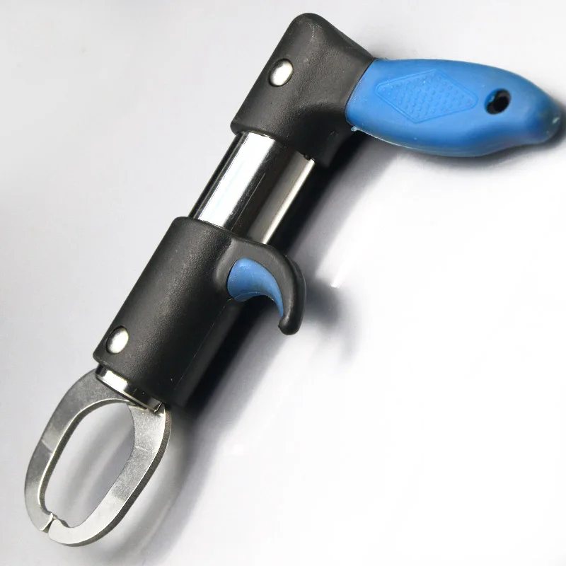 

Portable Stainless Steel Fishing Gripper Plastic Handle Fish Grip Nipper Lip Grabber Fishing Tool MC889