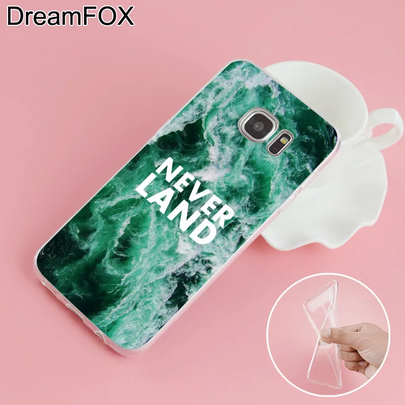 DREAMFOX L235 Sea Ocean Soft TPU Silicone Cover For Samsung Galaxy S5 S6 S7 S8 S9 S10 S11 5G S11E S10E Lite Edge Plus Case |
