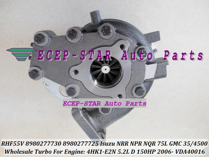 Бесплатная доставка RHF55V 8980277725 8980277730 Турбокомпрессор Для ISUZU NRR NPR NQR 75L для GMC