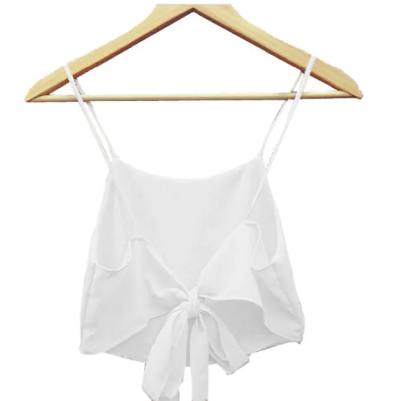 Летний Повседневный Новый Модный сексуальный женский топ без рукавов с открытой