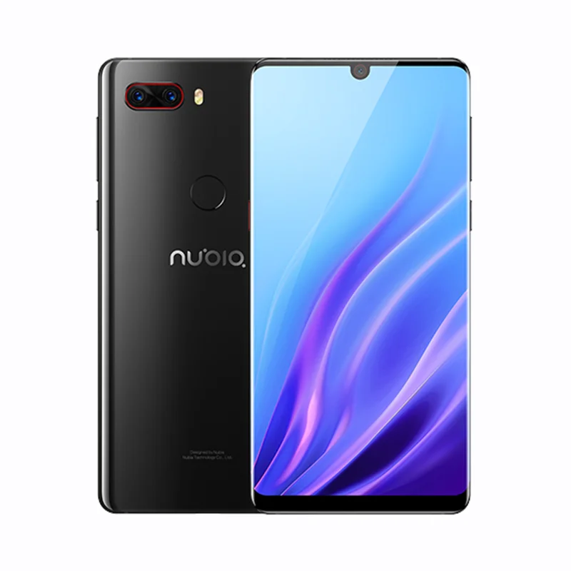 zte Nubia Z18 Смартфон Android 8,1 4G LTE Snapdragon 845 Восьмиядерный 6/8G+ 64/128G 5,9" FHD+ 24MP AI Cam 9V2A телефон - Цвет: Черный