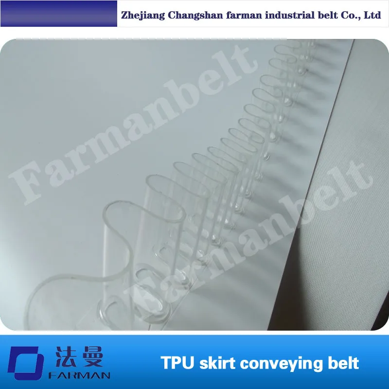 Белая юбка ПВХ/пу конвейерная лента для еды|conveyor belt|pu conveyor beltpvc belt |