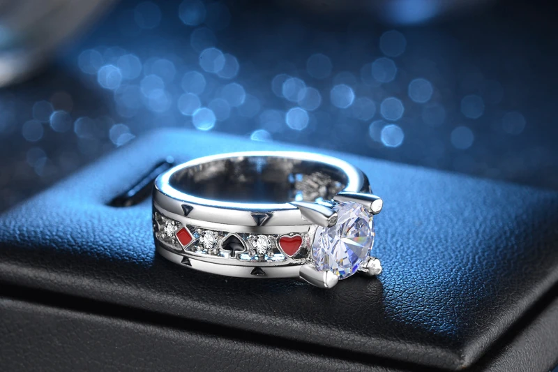 Yanleyu Luxury 2CT 8MM Cubic Zircon Solitaire Ring Solid 925 Sterling Silver Wedding Rings for Women Engagement Jewelry PR014 | Украшения и