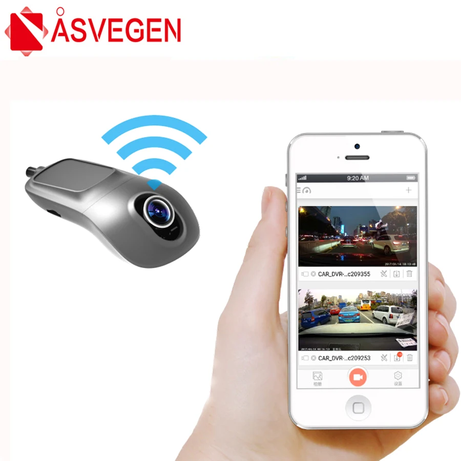

Asvegen 170 Degree Car Camcorder Factory WDR WiFi FHD 1080P Video Recorder Registrator G-Sensor Night Vision Dash Camera Dvrs