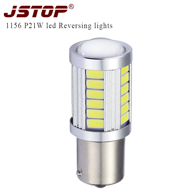 JSTOP Octavia old Fabia светодиодные фонари резервного копирования 1156 6000k T20 canbus BA15s P21W