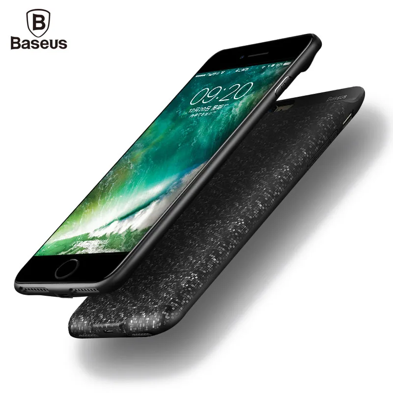 Baseus Батарея Зарядное устройство чехол для iPhone 6 6s 7 Plus 2500/3650 мА/ч Мощность Bank ультра