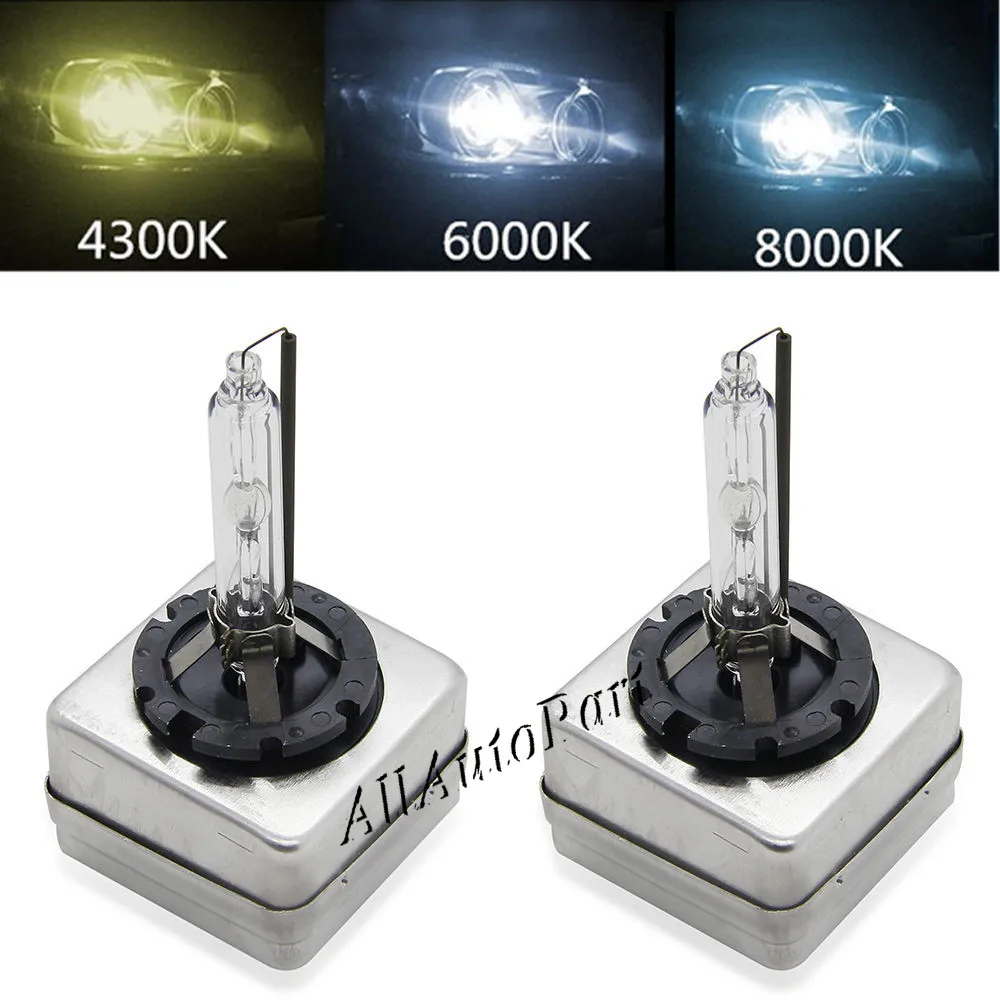 35 Вт HID ксеноновая лампа D1S D2S D3S D4S авто фары комплект для замены 12 V 4300 K 5000 K 6000 K 8000 K 10000 K 12000 K