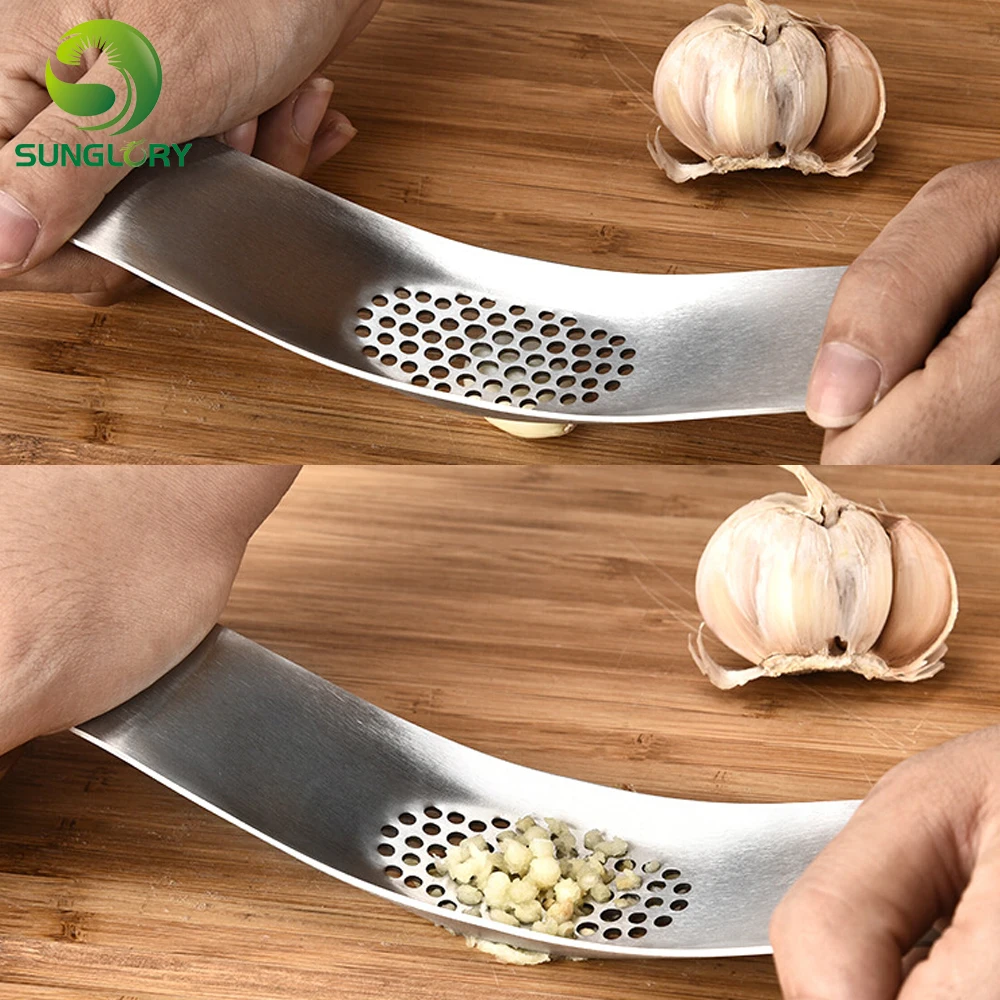 Нержавеющая Сталь Чеснок Пресс дробилка нож для измельчения мясорубки