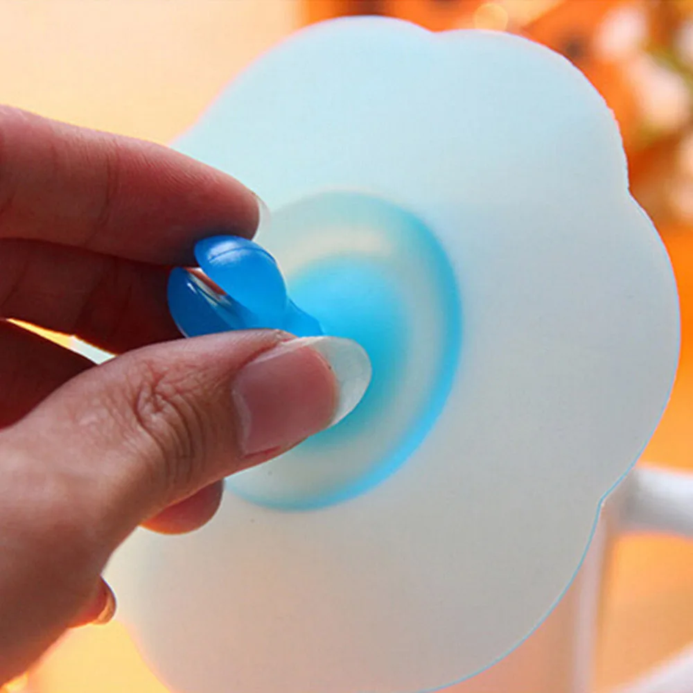 Anti-dust Cup Cover Cartoon Novelty Gift Can Be Fixed a Spoon 10.3cm | Дом и сад