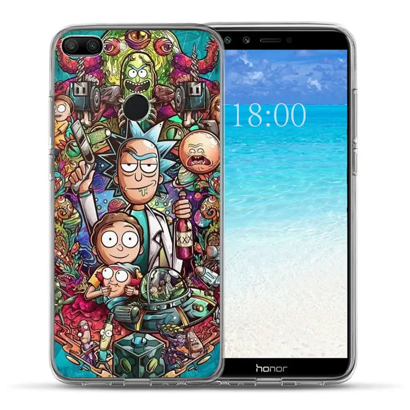 0873 Роскошный чехол Dragon Ball Рик и Морти для huawei Honor 10 9 8 Lite 8X7 7A 7X 7C 8C 8A 6A 6X чехол Funda Capinha Etui - Цвет: 0873