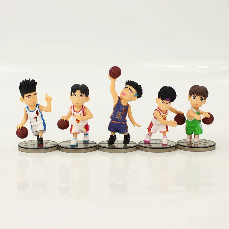 13 см 5 шт./лот 3 стиля SLAM DUNK милая фигурка модель игрушка рукава каэд ханамичи