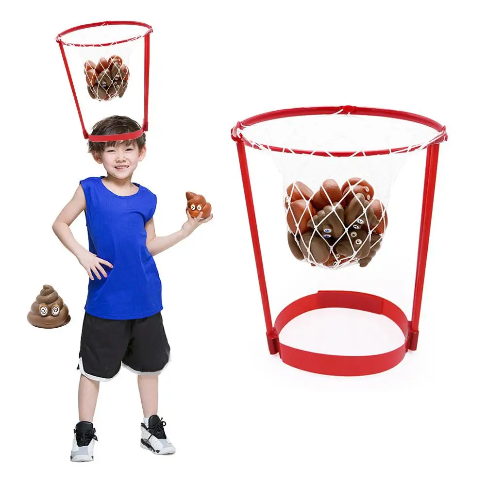 

Children's Outdoor Headband Basketball Hoop Throwing Poop Toys Funny Puzzle Parent Child Sports Early Education Toys