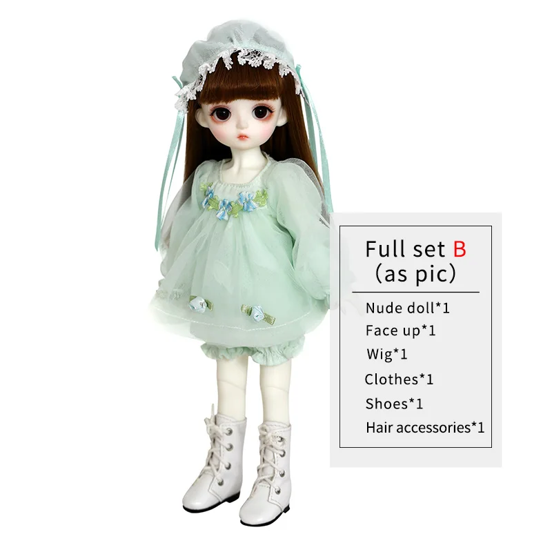 Full set B aspic LinaChouchou Marie BJD YOSD кукла 1/6 тело высокое качество смолы игрушки бесплатно глазные шары Мода littlefee Oueneifs подарок - Цвет: Full set B aspic
