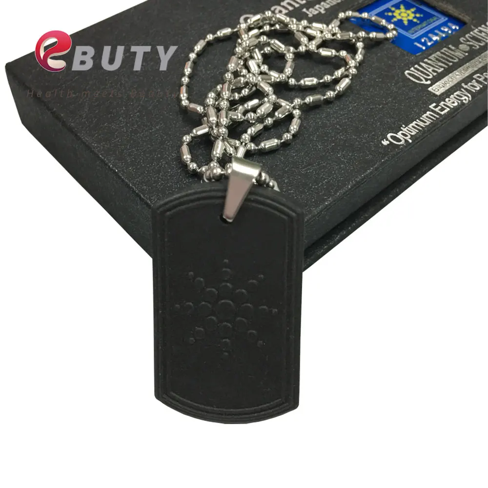 Прямоугольная Подвеска из лавовой квантовой энергии подвеска чистого турмалина