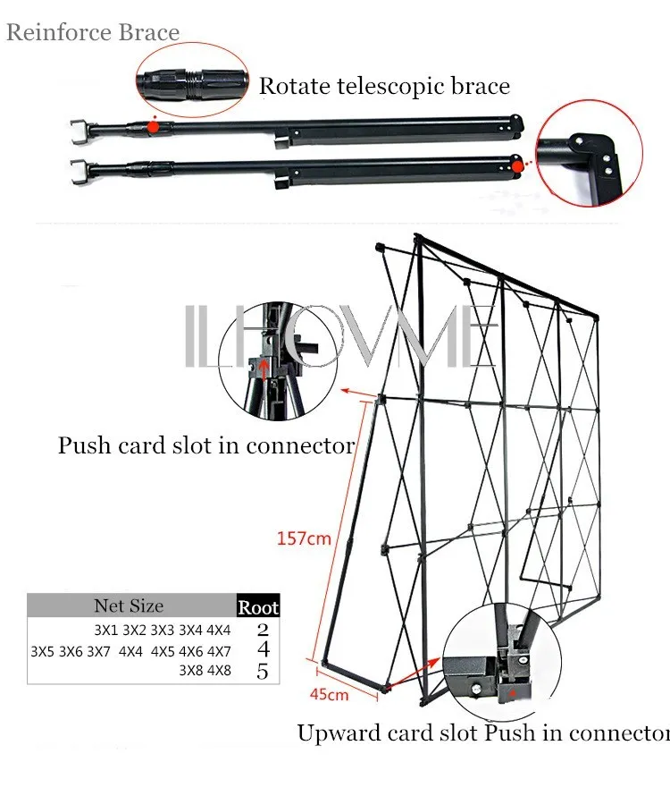 Торговая стена и медиа/Свадьба Вечерние Цветочная тканевый Натяжной баннер