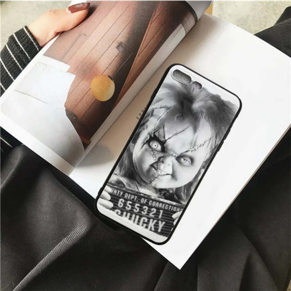 OUTMIX Чаки обои Симпатичные из мягкого ТПУ чехол оболочка для iPhone 8 8plus XS max XR 7 7plus 6 6s