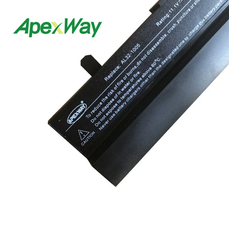 Аккумулятор Apexway для ноутбука 4400 мАч Asus Eee PC 1001P 1001PX 1005PX 1005 1005P 1005HA|laptop battery|laptop battery