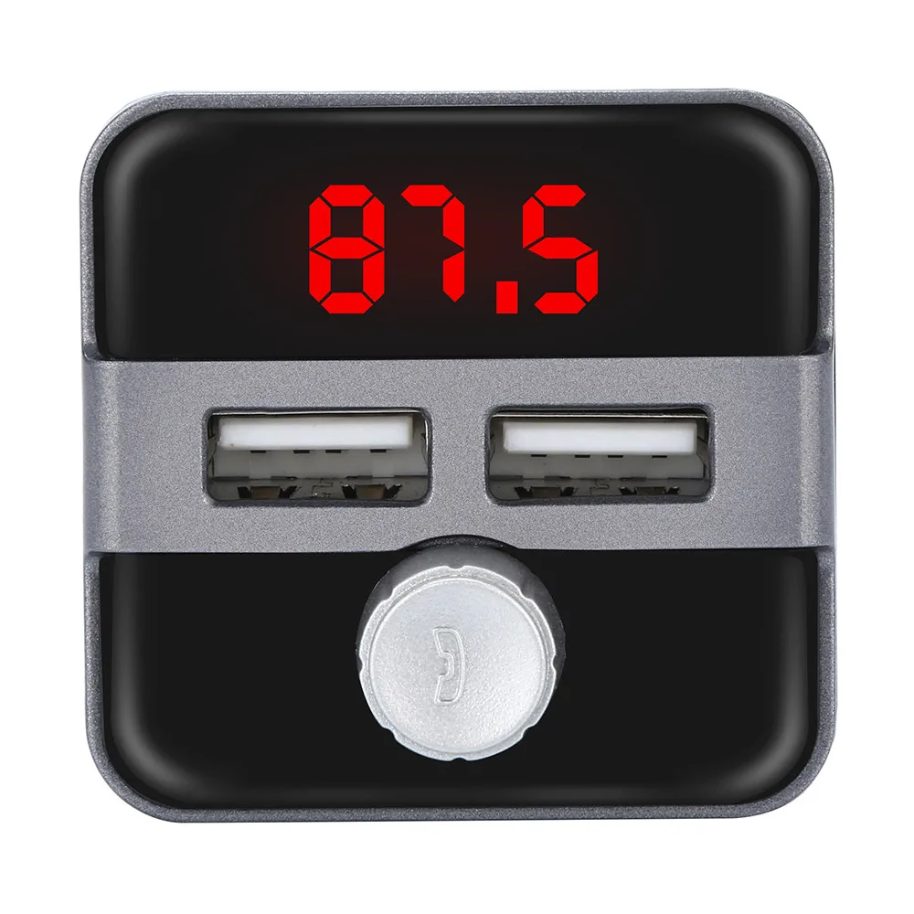 Автомобильный комплект Usb Tf Sd беспроводной Bluetooth 2 громкой связи ЖК-дисплей