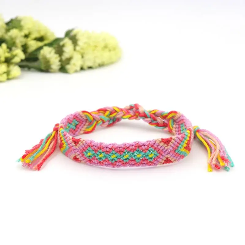 Плетеная нить из хлопка ручной работы в этническом и индийском стиле|bracelets for|wrap