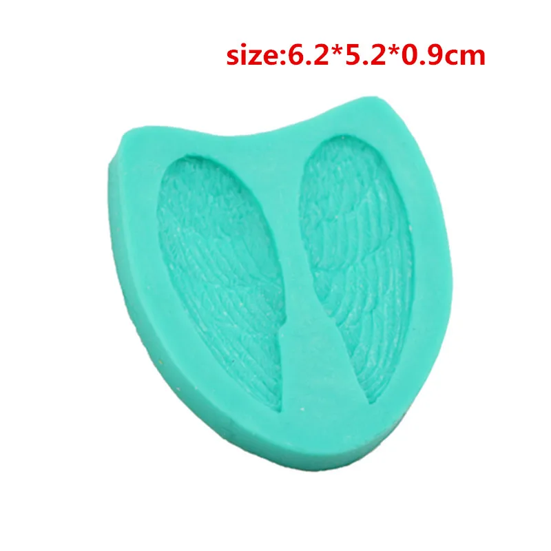 2016 Новинка Рождество Крылья Ангела Форма помадка силиконовые формы как шоколад