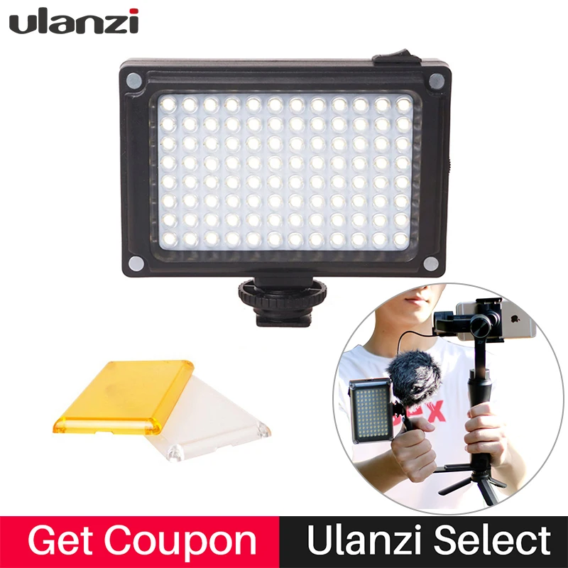 Ulanzi USB Перезаряжаемая Светодиодный Видео свет Фанорь накамерный для Ютуб с